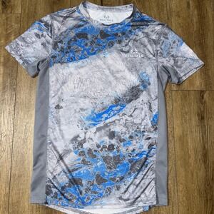 Realtree Fishing‎ Wav3 Performance Shirt Mens Sz S Short Sleeve Quick Dry